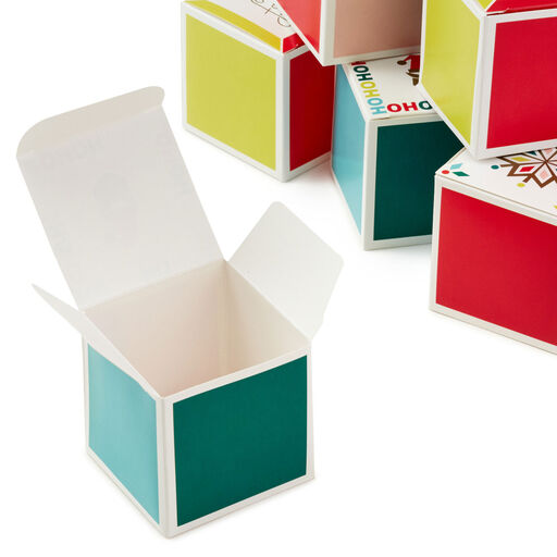 2.5" Merry Icons 6-Pack Mini Christmas Gift Boxes, 