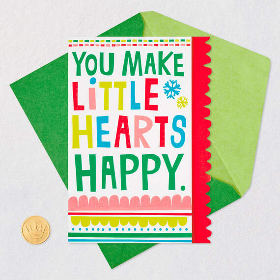 You Make Little Hearts Happy Holiday Card for Childcare Provider, , large image number 5