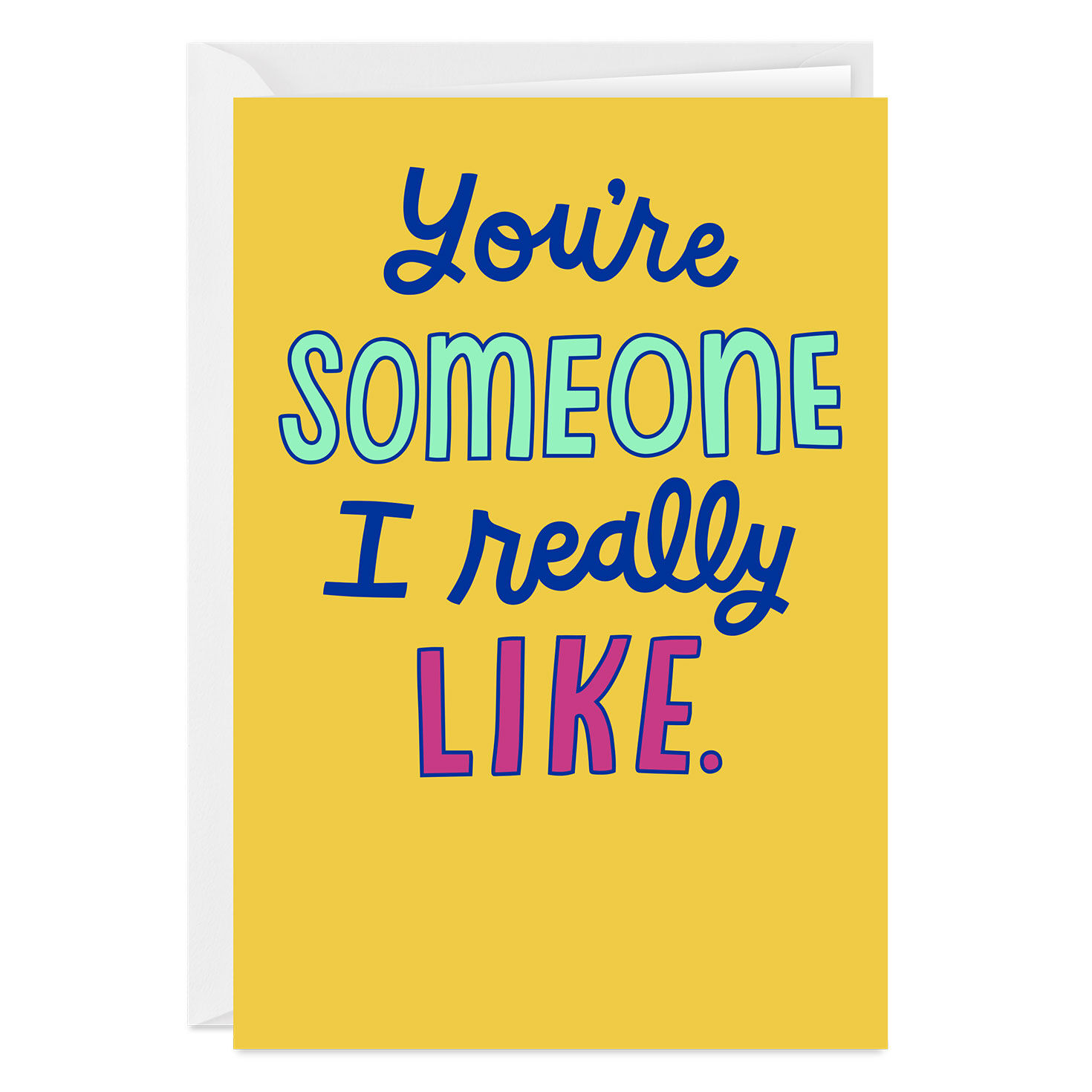 I Really Like You Funny Custom Card