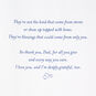Blue and White Snowflakes Dad Christmas Card from Daughter Sentiment image number 3