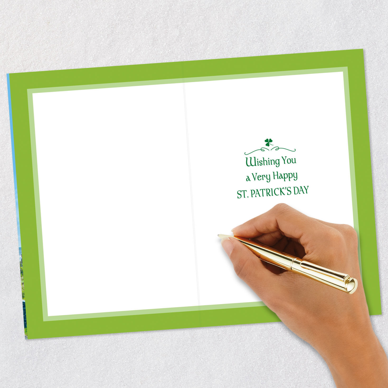 Irish Blessing May Luck Follow You St. Patrick's Day Card, , large image number 6