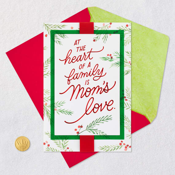Your Love Is a Gift Christmas Card for Mom, , large image number 6