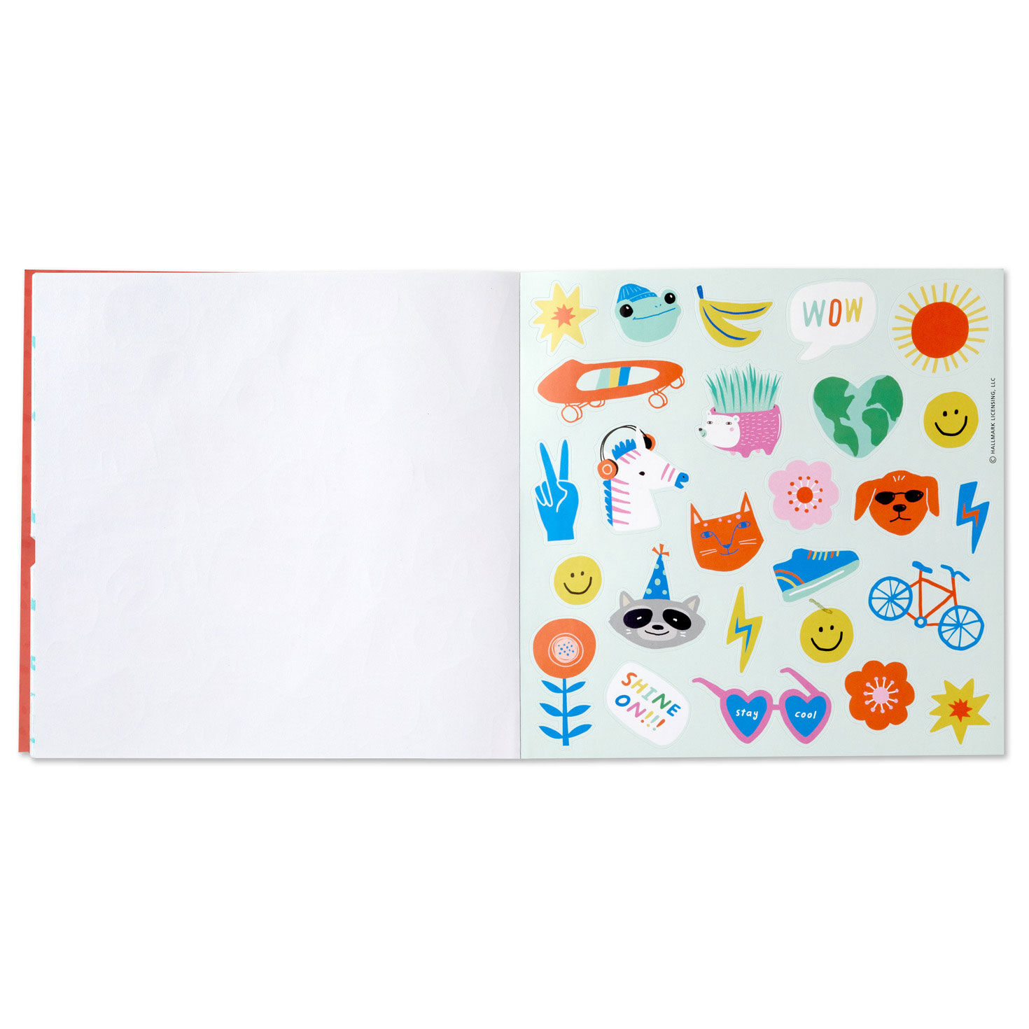 Animal Fun Fold-a-Note Assorted Mini Notes With Stickers Book, , large image number 4