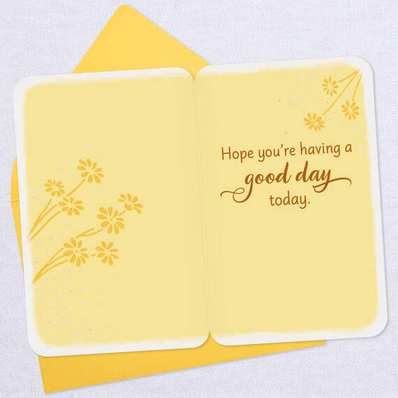 3.25" Mini Hope You're Having a Good Day Thinking of You Card, , large image number 4
