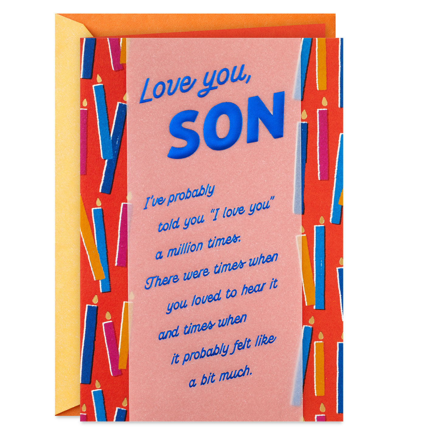 Love You a Million Times Birthday Card for Son