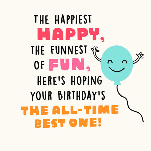 Happiest Happy Birthday Card, 