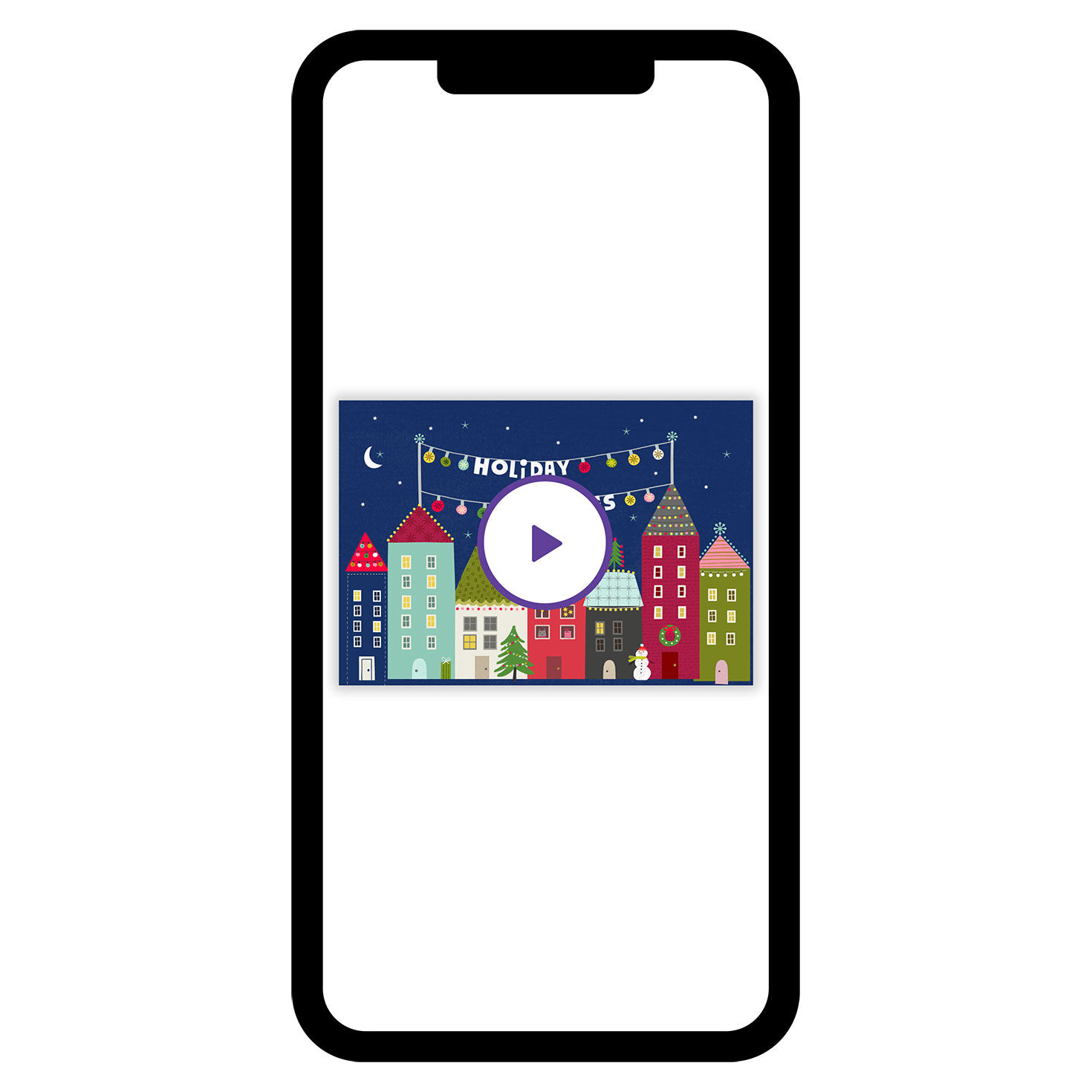 Holiday Village Christmas eCard