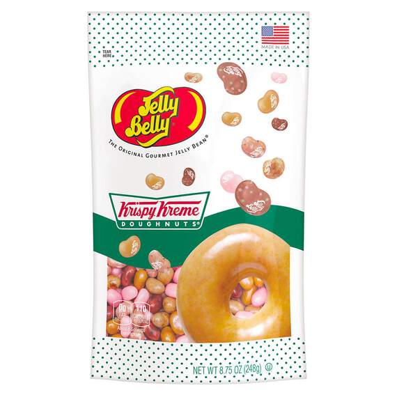 Jelly Belly Krispy Kreme Doughnuts Jelly Beans Bag, 8.75 oz.