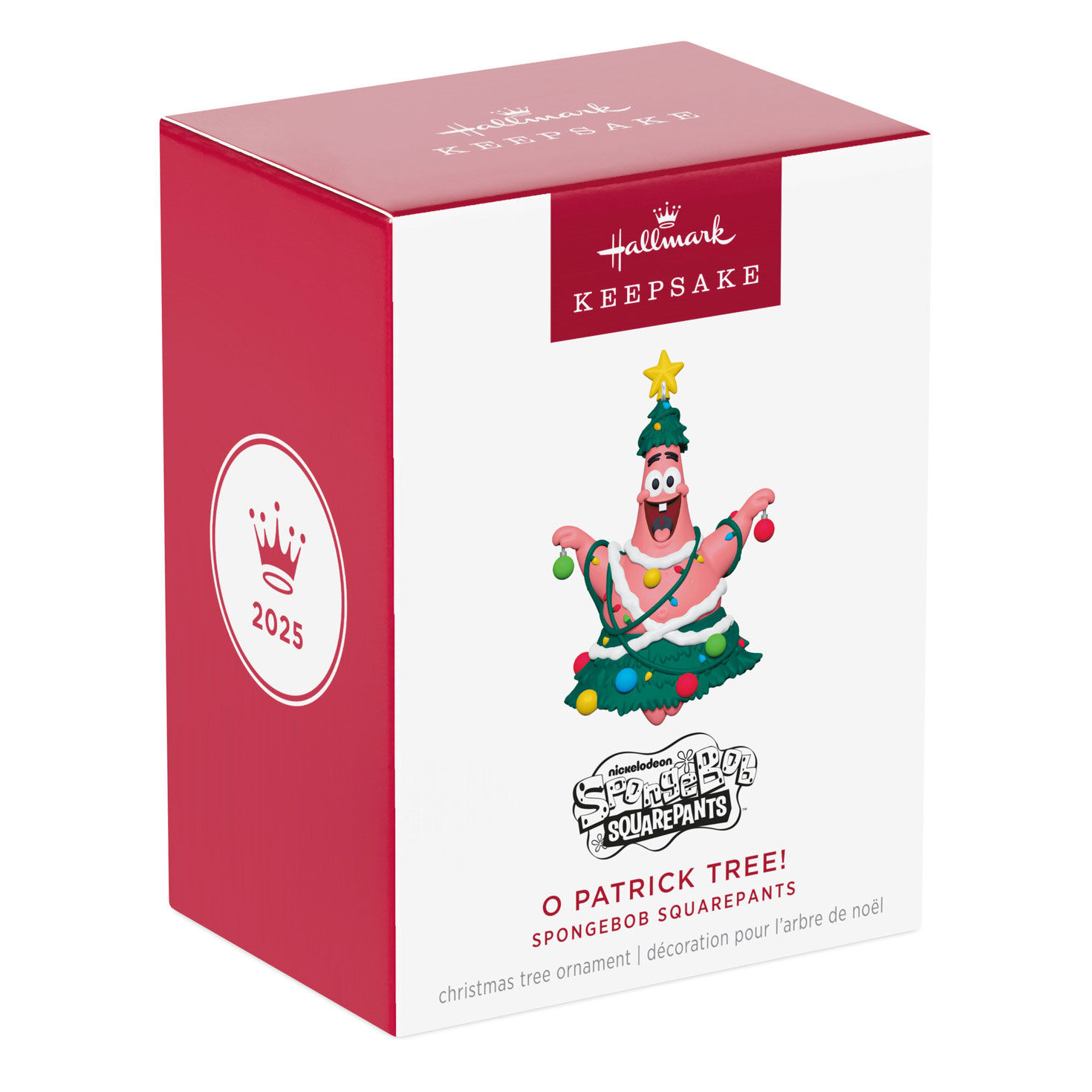 SpongeBob Patrick as Tree Keepsake Ornament package front image number 7