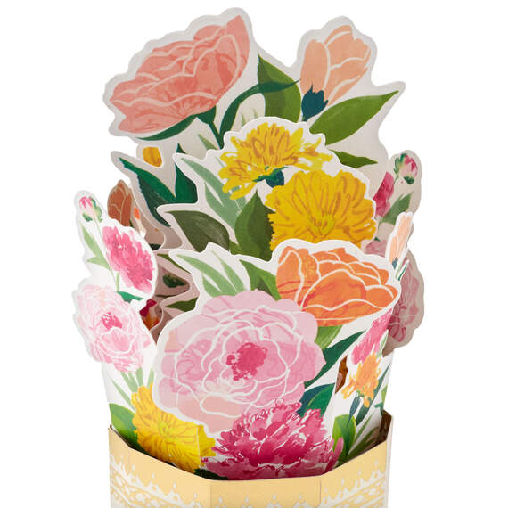 Enjoy Every Beautiful Moment Flower Vase 3D Pop-Up Mother's Day Card, , large image number 5