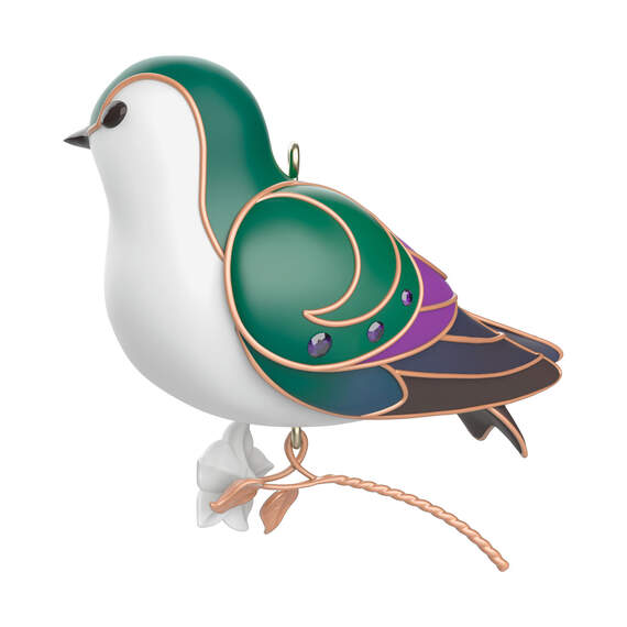 The Beauty of Birds Violet-Green Swallow Ornament, , large image number 4