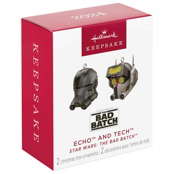 Mini Star Wars: The Bad Batch™ Echo™ and Tech™ Ornaments, Set of 2, , large image number 6