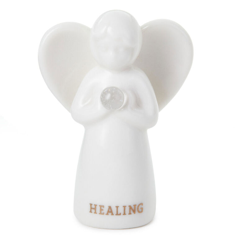 Mini Anglels Quartz Angel of Healing Mini Angel Figurine, 2