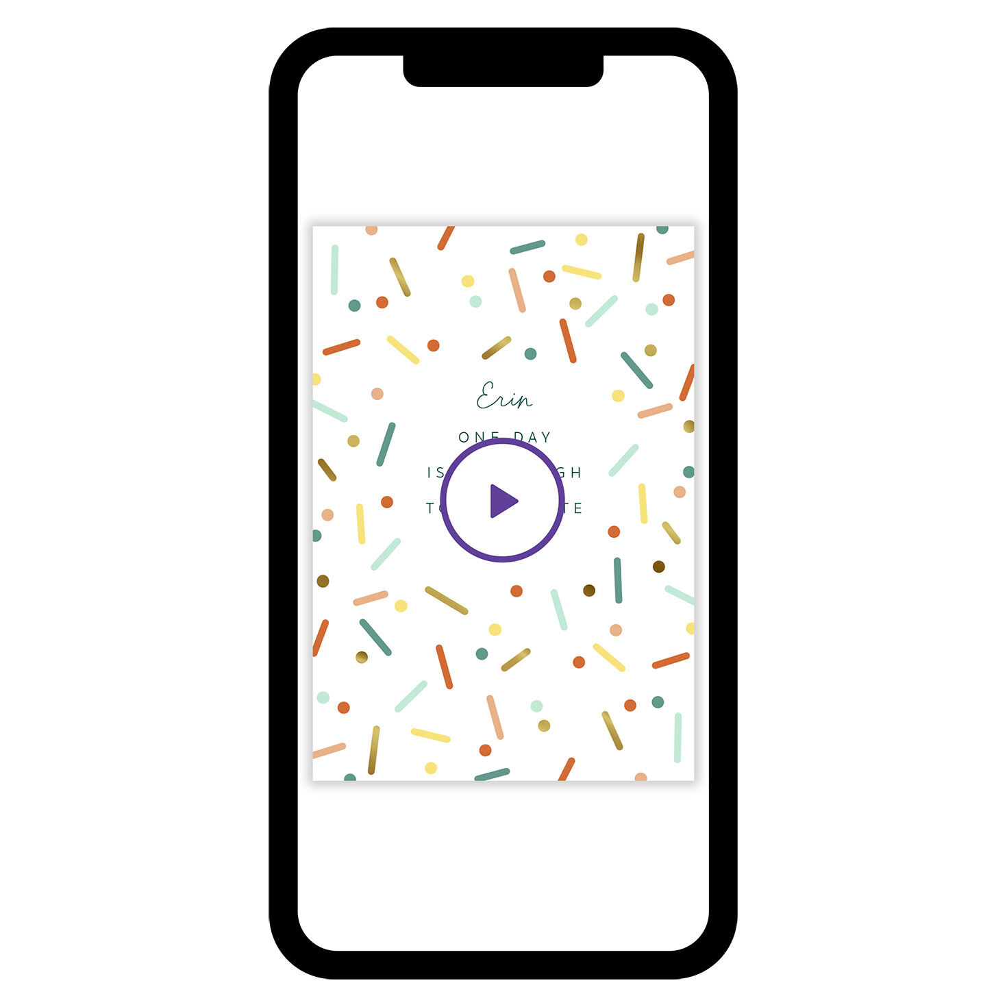 Colorful Confetti eCard