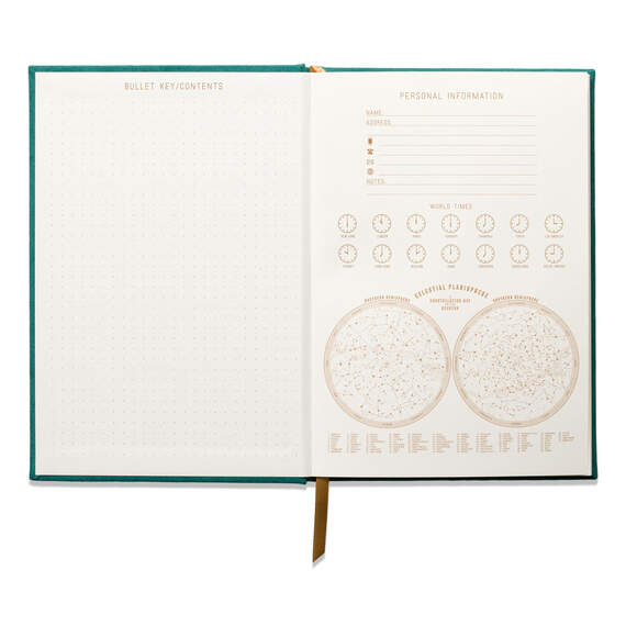 DesignWorks Ink Green Suede Hardcover Journal, Gold Boxes, , large image number 2