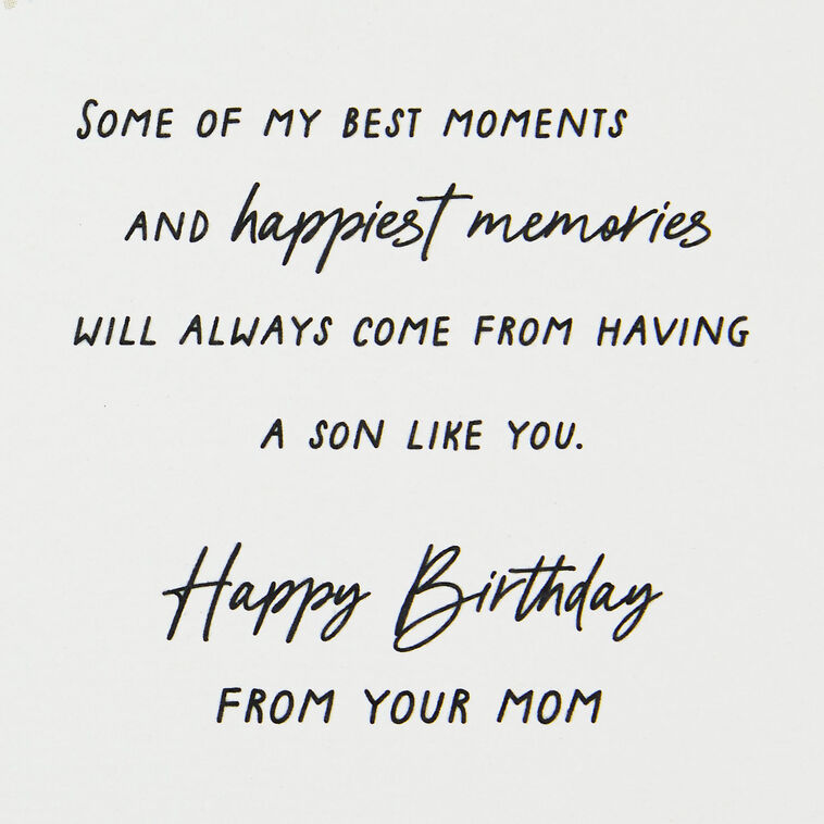 You'll Always Be My Sweet Son Birthday Card From Mom, , large image number 2