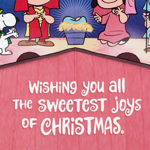 Peanuts® Blessings and Joy Musical Pop-Up Christmas Card, 