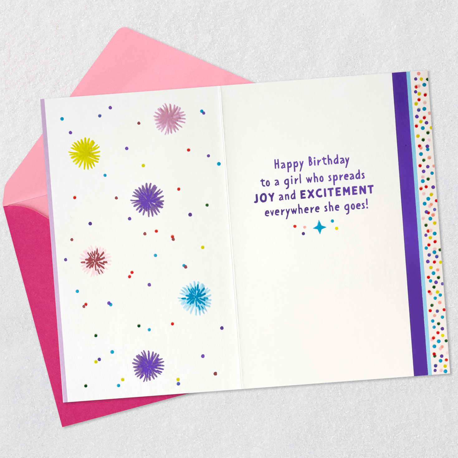 Cake With Candle and Confetti Birthday Card for Goddaughter for only USD 4.99 | Hallmark