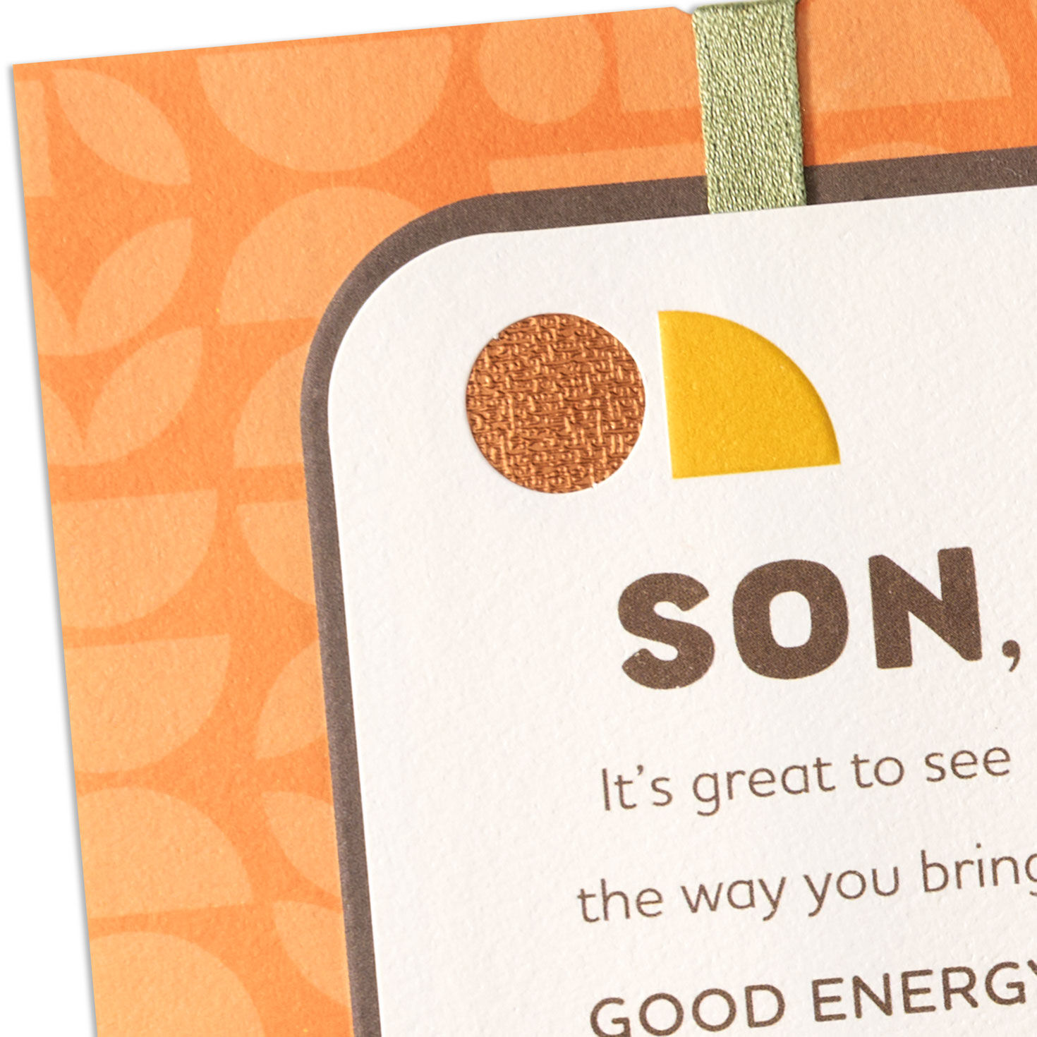 You Bring Good Energy Birthday Card for Son for only USD 7.99 | Hallmark