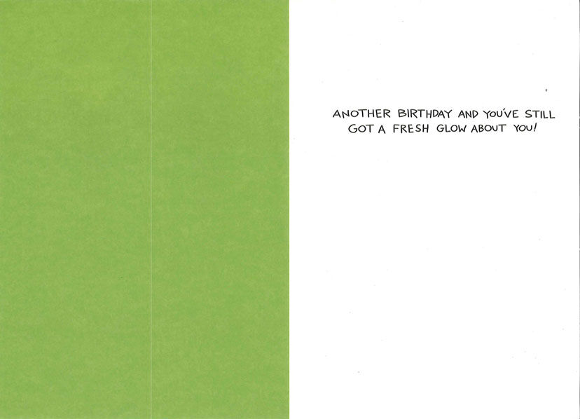 Carrot Peel Funny Birthday Card