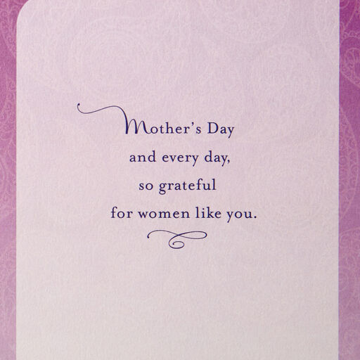 UNICEF Grateful for Women Like You Mother's Day Card, 