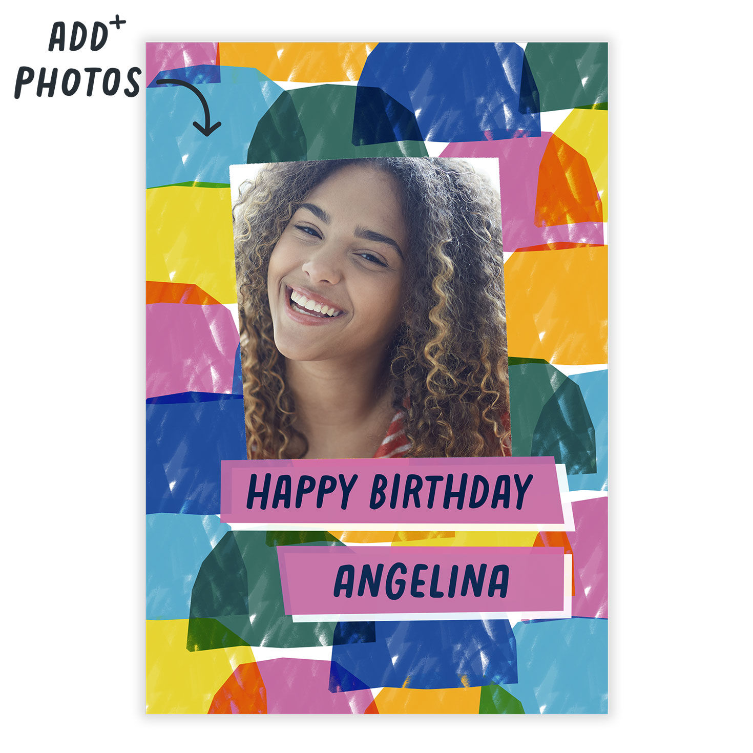 Colored Shapes Birthday eCard, , large image number 2