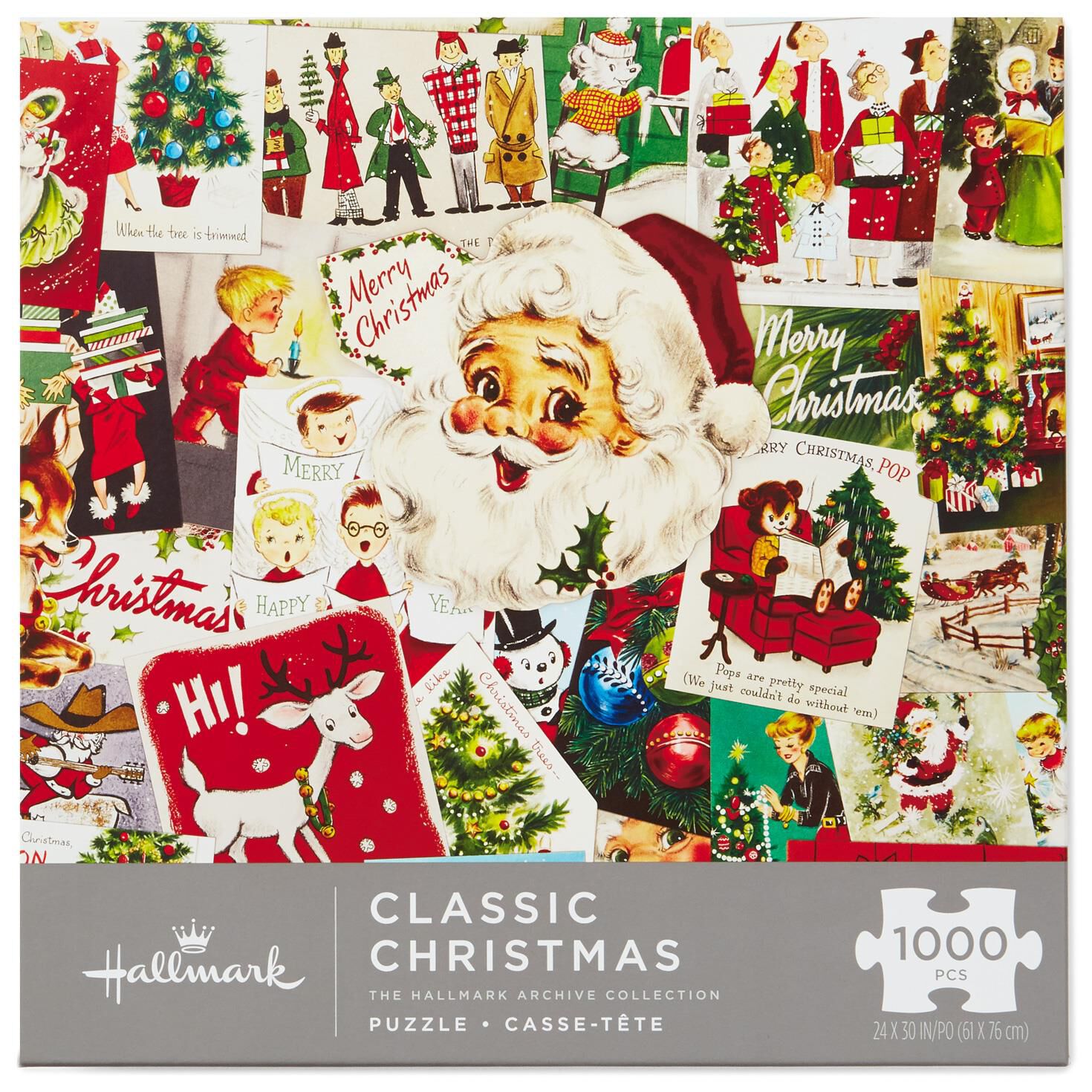 classic christmas vintage greeting cards 1000 piece puzzle puzzles games hallmark - Classic Christmas classic christmas vintage greeting cards 1000 piece puzzle puzzles games hallmark - Classic Christmas