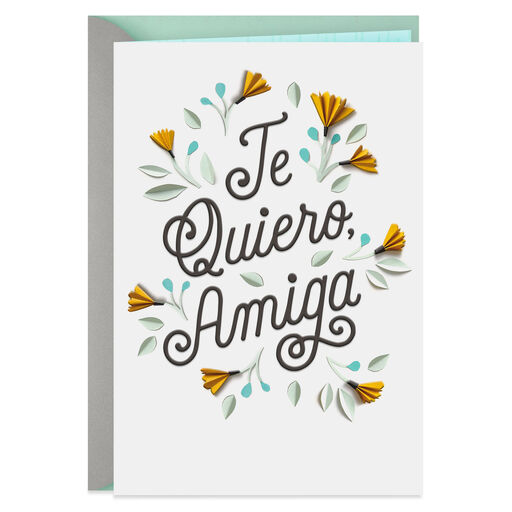 Love You, Amiga Spanish-Language Friendship Card, 