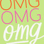 OMG Lettering Congratulations Card Card Front Detail image number 4