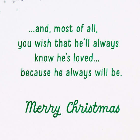 You'll Always Be Loved Christmas Card for Grandson, , large image number 3