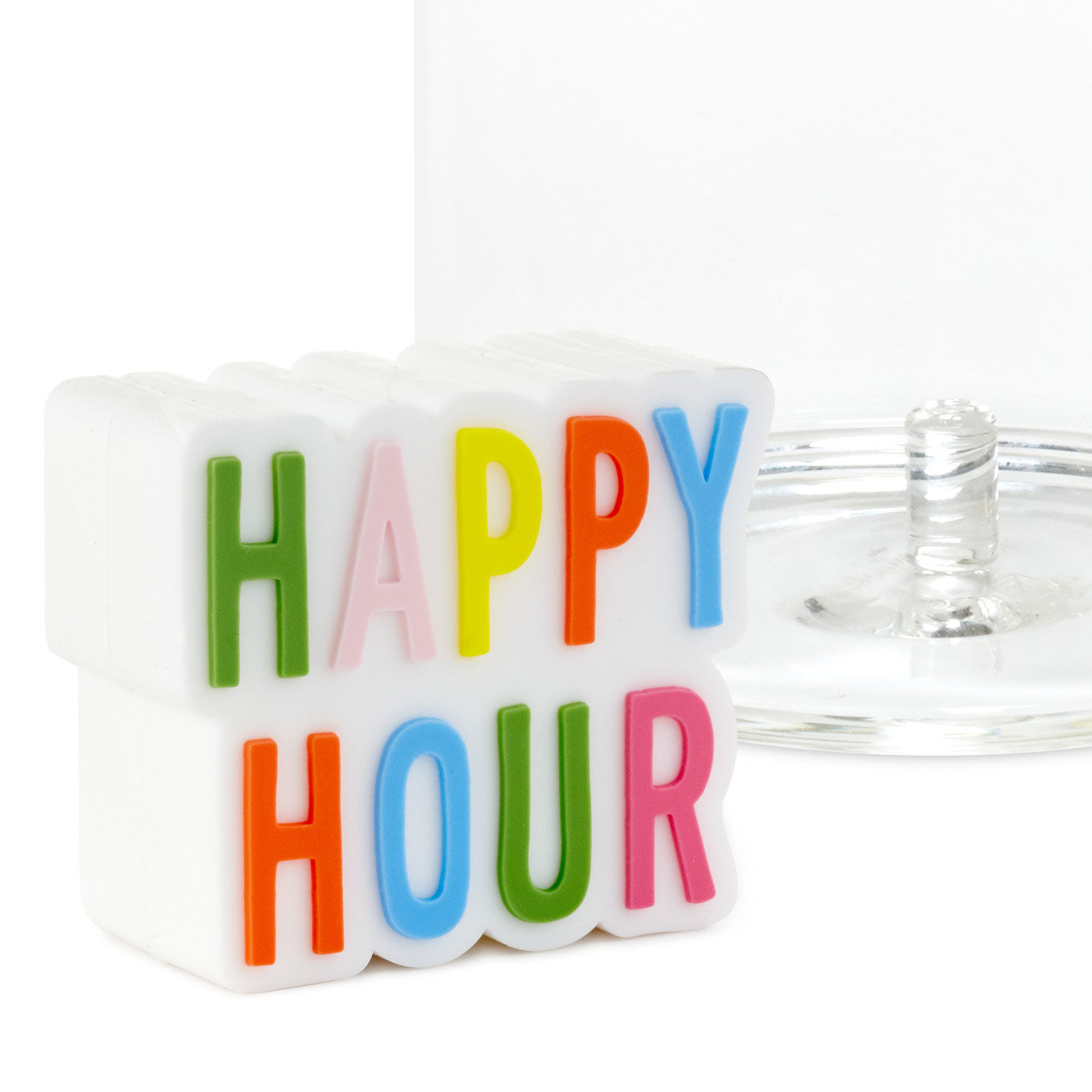 Charmers Happy Hour Silicone Charm, 1.3" H, , large image number 2