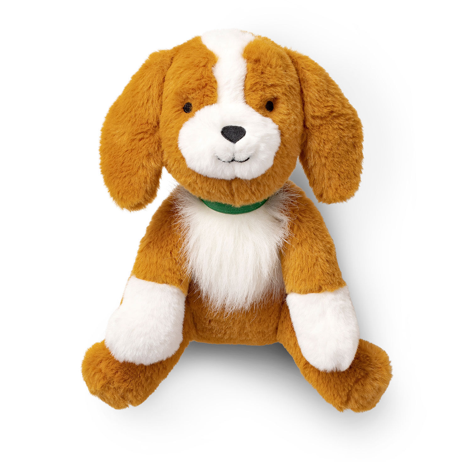 Plush Brown and White Dog and Board Book Gift Set Front plush image number 2