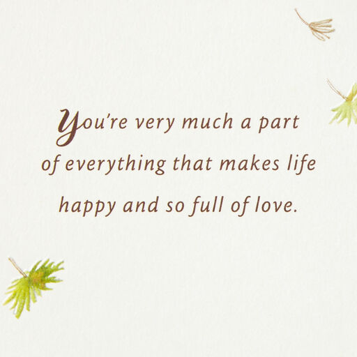 Thankful We're Family Thanksgiving Card for Daughter and Husband, 