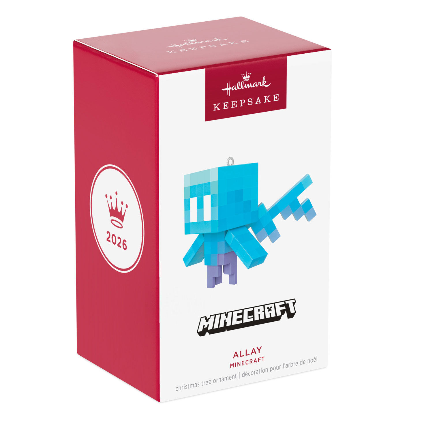 Minecraft Blue Character Keepsake Ornament Package Front image number 7