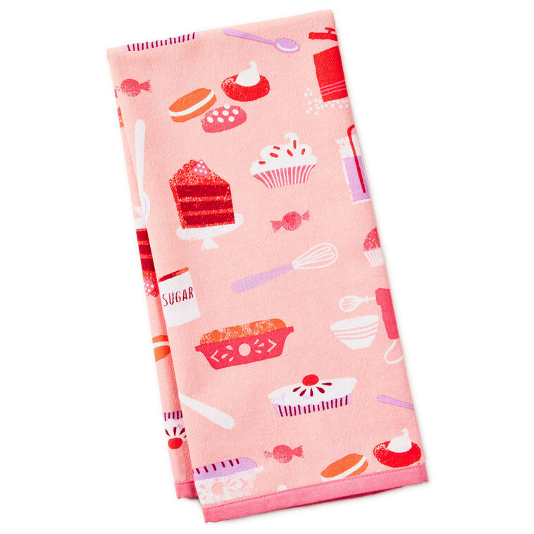 Baking and Sweets Tea Towel, 18x26