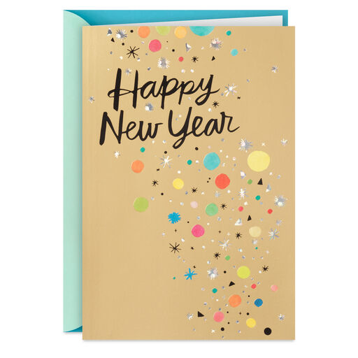 A New Year As Happy As You Always Make Me New Year Card, 