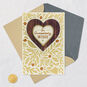 Wooden Heart Photo Frame Magnet Anniversary Card Card Back with Envelope image number 7