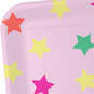 Colorful Stars on Pink Square Dessert Plates, Set of 8, , large image number 4