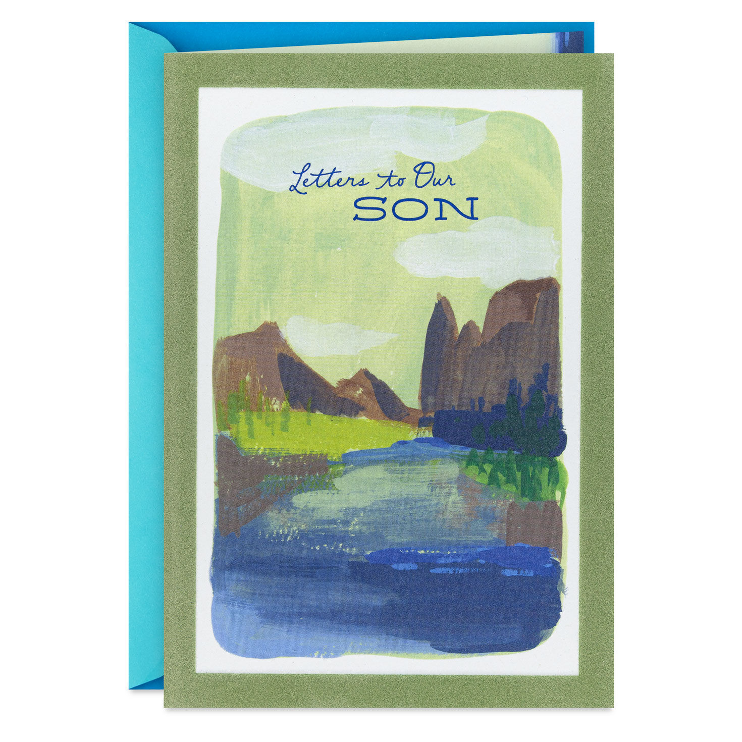 Letters to Our Son Birthday Card from Mom and Dad