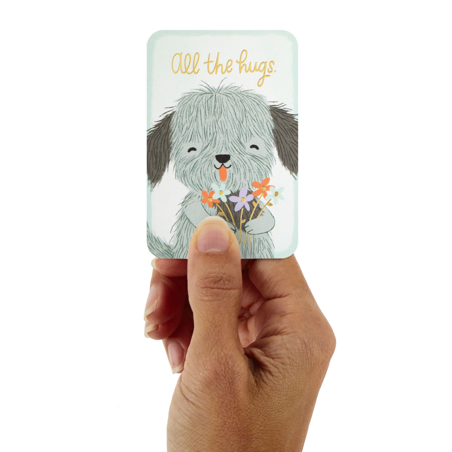 3.25" Mini All the Hugs All for You Thinking of You Card