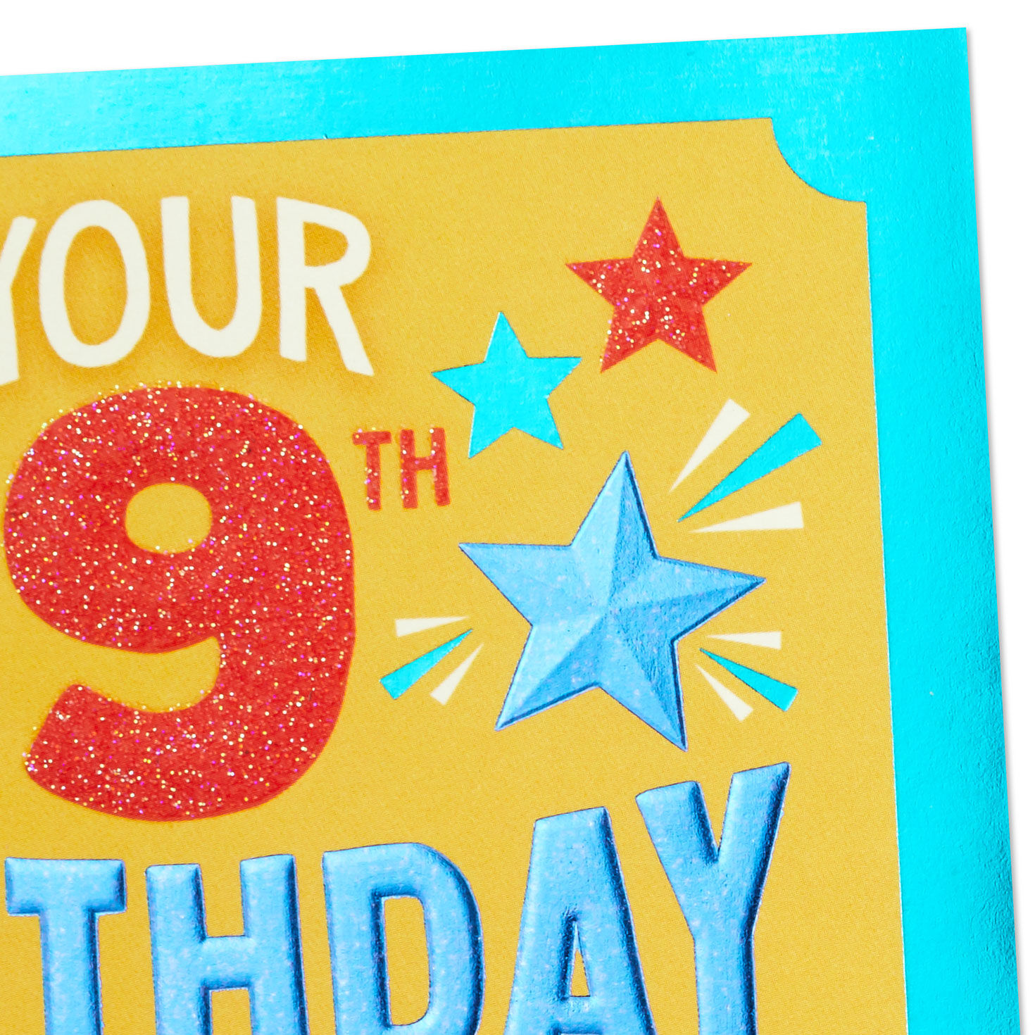 Gold and Green Birthday Card Card Front Detail image number 4