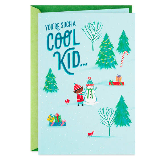 You're Such a Cool Kid Christmas Card, , large image number 1