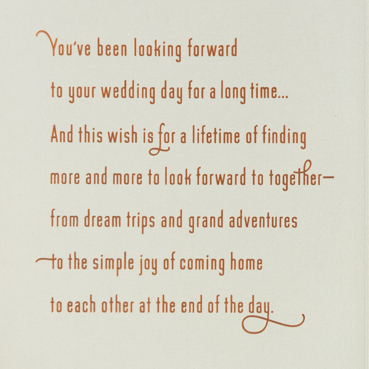 Here's to All the Happiness Ahead for You Wedding Card for only USD 7.99 | Hallmark