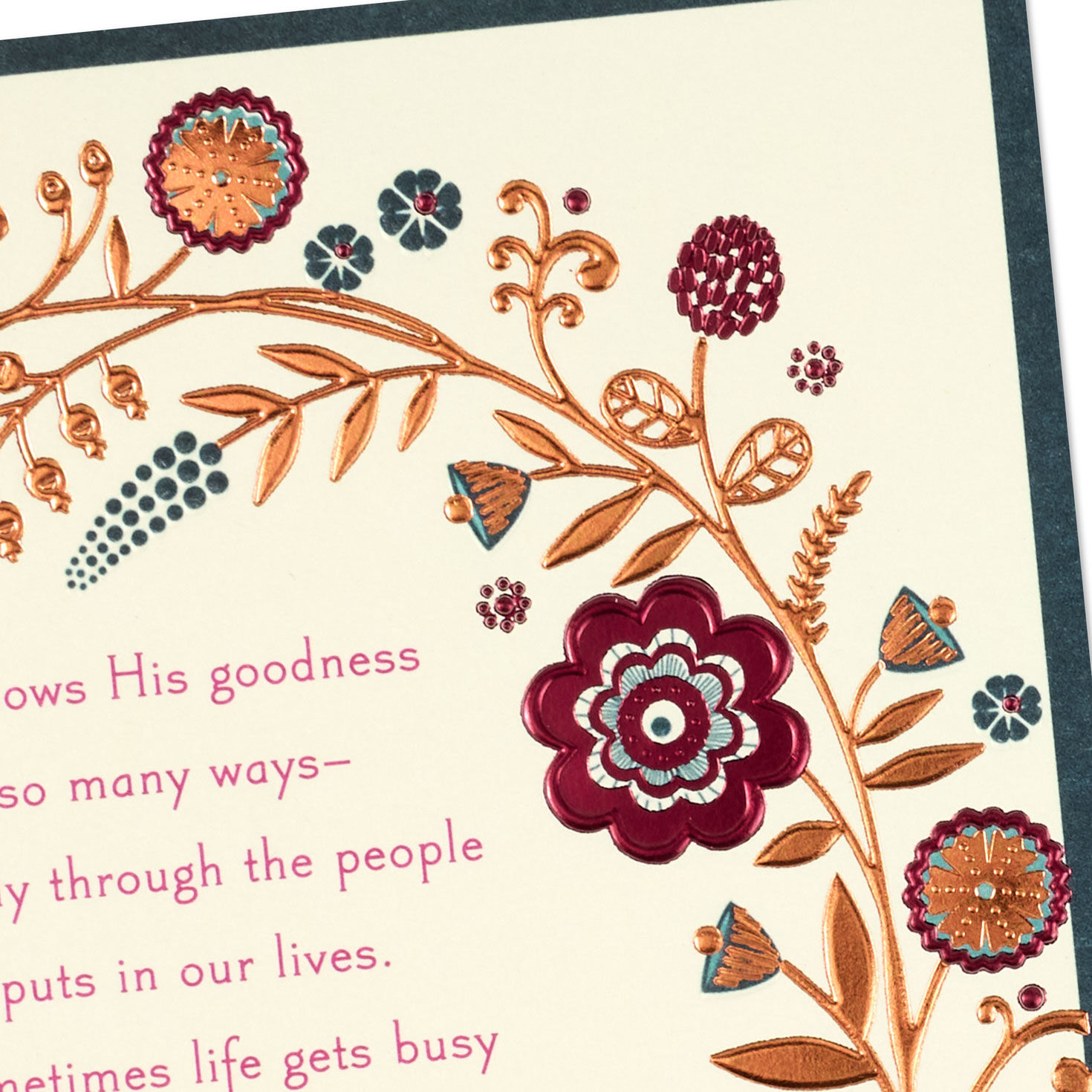 What a Blessing You Are Religious Thanksgiving Card Card Front Detail image number 5