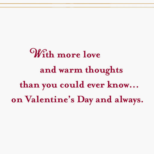 Love and Warm Thoughts Valentine's Day Card, 