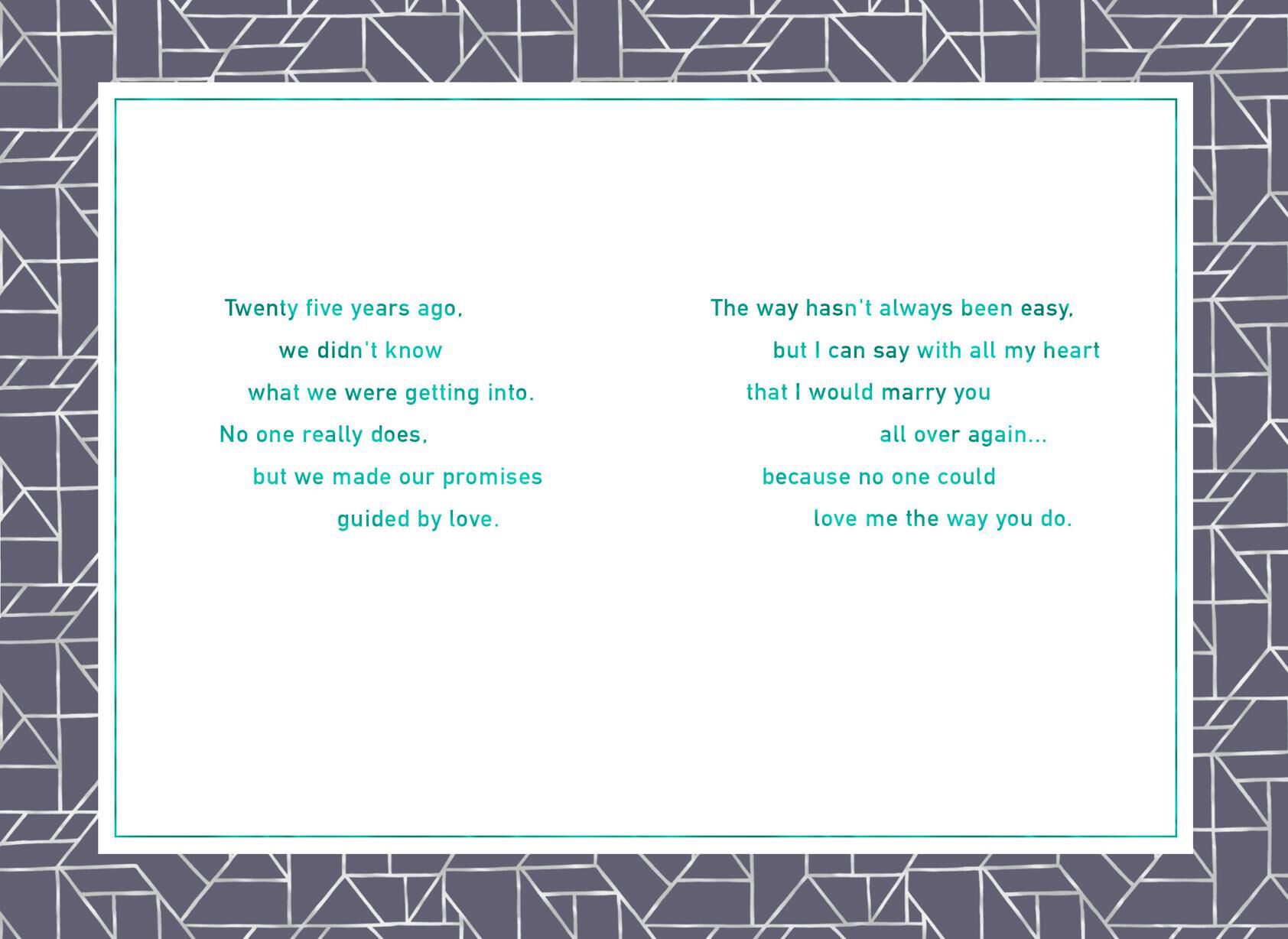 Guided by Love 25th Anniversary Card