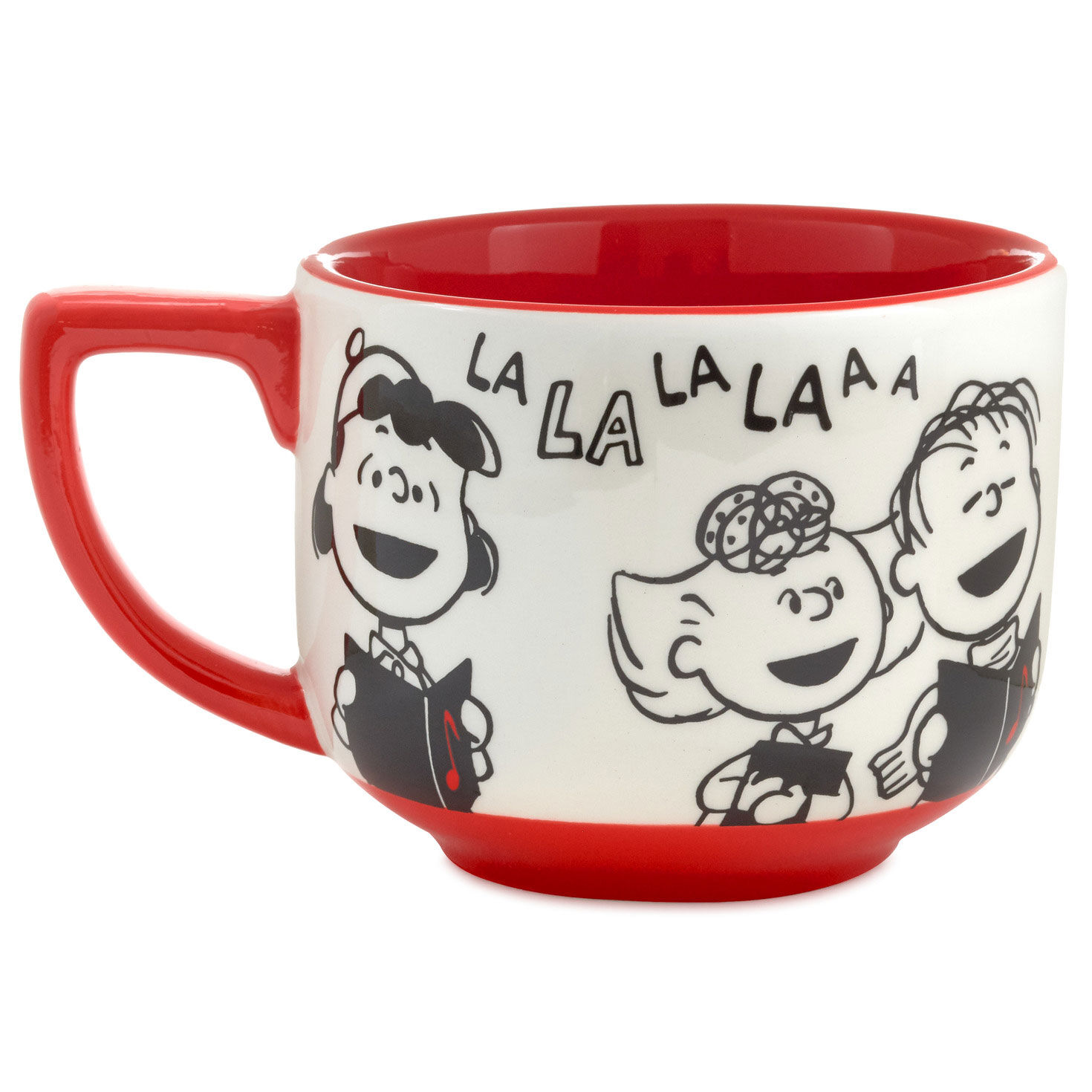 Peanuts Red, Black and White Mug Back image number 2