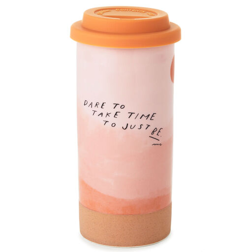 Morgan Harper Nichols Dare to Take Time Ceramic Travel Mug, 10 oz., 