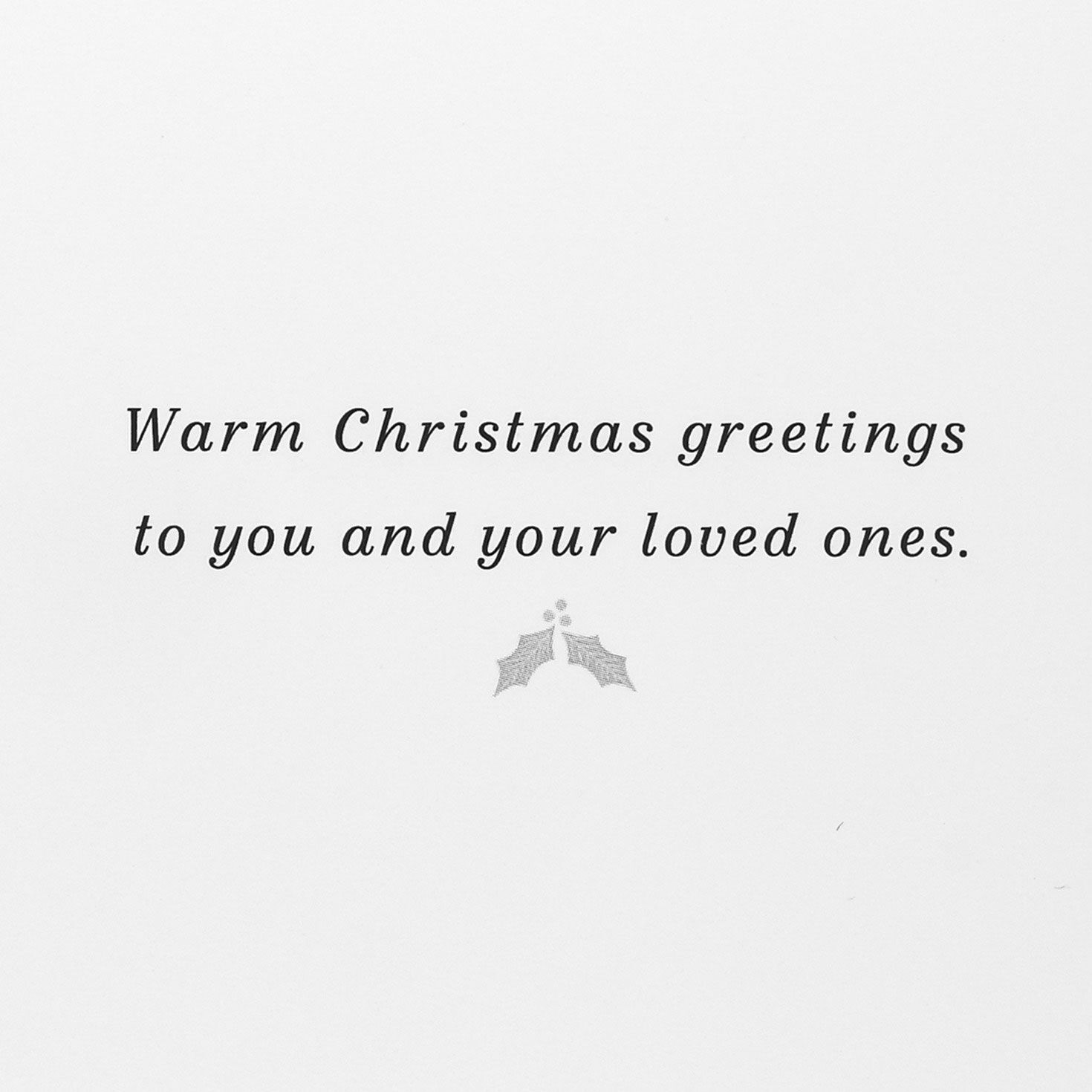 Stylized Florals Boxed Christmas Cards Sentiment Detail image number 3