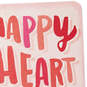 3.25" Mini Happy Heart Day Blank Pop-Up Valentine's Day Card, , large image number 4